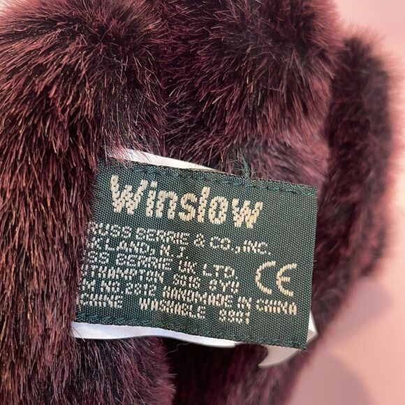 Winslow Plum Bear Plush Collectable Vintage Purple Teddy Bear Excellent Cond… - Picture 8 of 9